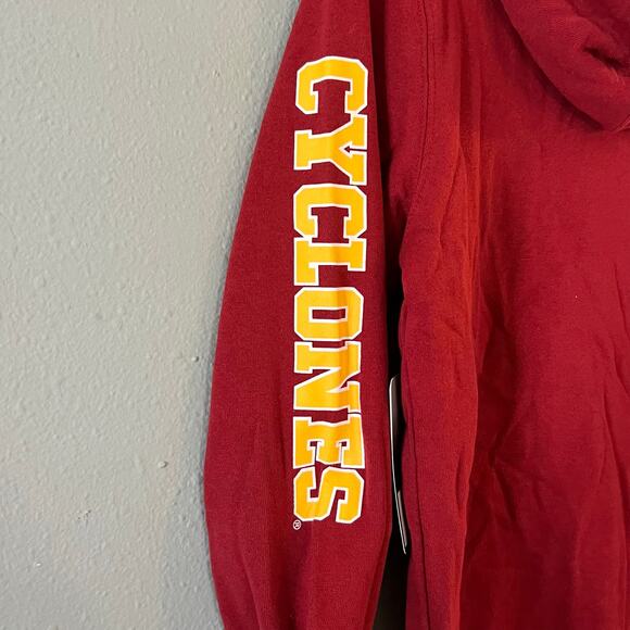 NWT Iowa State Cyclones Youth Hoodie Medium Cardinal Red Colosseum Pullover - Picture 3 of 5